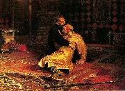 Ivan the Terrible and His Son Ivan on November 16th, 1581 Ilya Repin